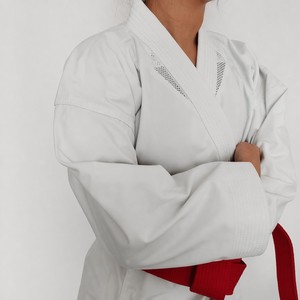Uniforme de Karate Blanco, <span class=keywords><strong>Karategi</strong></span>, Traje de Entrenamiento de Artes Marciales, Transpirable, Costuras Reforzadas, Unisex - Product Image 1