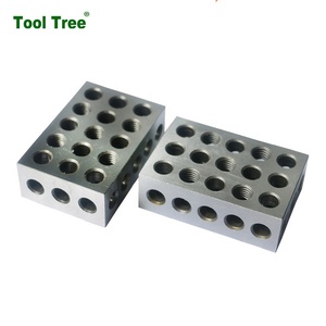 Máy Công Cụ 2Pc Sparallel Kẹp Block Set 1-2-3 Khối Phù Hợp Machinist 123 Công Cụ Phay 23 Lỗ 1-2-3 "Khối Đo - Product Image 5