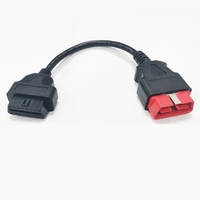 Großhandel Custom 30cm Durable Universal 12V/24V J1962 OBD OBD2 OBD II Verlängerung kabel von Stecker zu Buchse