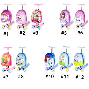 <span class=keywords><strong>Valise</strong></span> Scooter 2-en-1 16 Pouces pour Enfants, Bagage à Roulettes Porteur pour Garçons, <span class=keywords><strong>Valise</strong></span> Cabine Enfant à Conduire - Product Image 2