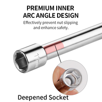 Tournevis à douilles hexagonales magnétique 5 mm, outil manuel en plastique de qualité industrielle pour fixations, vente en gros OEM