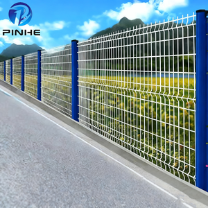 Panneaux de clôture en treillis soudé galvanisé en gros, revêtement PVC, clôture 3D - Product Image 3