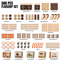 Blocs de mousse EPP ABS 222, pièces structurelles, contreplaqué de bouleau, planches TPU, barres EVA, tubes PVC, ensemble de jeu modulaire pour enfants