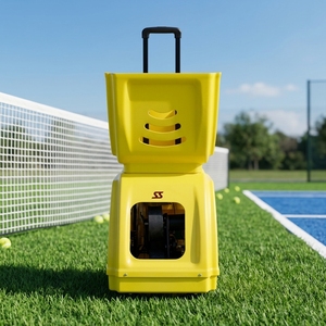 Lanceur de balles de <span class=keywords><strong>padel</strong></span> automatique télécommandé, direct usine, pour entraînement en club, logo personnalisé OEM, vente en gros - Product Image 1