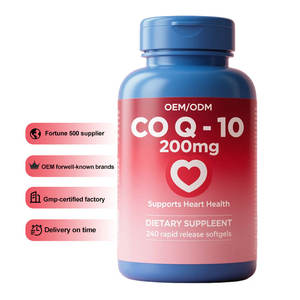 Cápsulas de Gel Suave de Coenzima <span class=keywords><strong>Q10</strong></span> (CoQ10) de 400 mg, Vitaminas de Calidad de Suplemento Dietético OEM de Richtek - Product Image 3