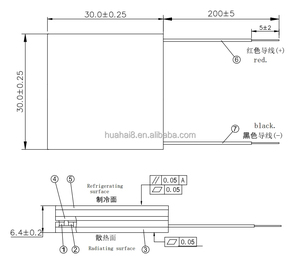 TES2-19003 12V Peltier mô-đun làm mát điều hòa không khí Tec lạnh di động Kit yếu tố thiết bị tản nhiệt nhiệt điện Cooler - Product Image 2