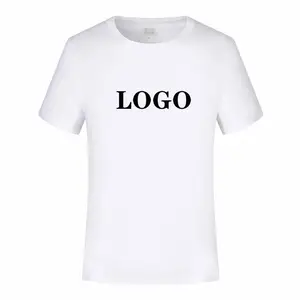 Лидер продаж, оптовая продажа, пустая 100% хлопковая детская футболка с короткими рукавами для мальчиков и девочек с логотипом на заказ