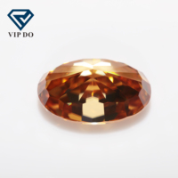 Moissanite champagne foncé taille ovale pierres précieuses en vrac VVS1 GRA prix de gros diamants Moissanite pour la fabrication de bijoux