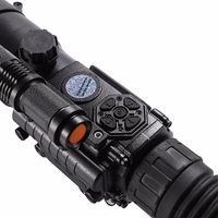3.7-11X Monokuler Digital Genggam untuk Penglihatan Malam dengan Lensa Objektif 50mm Tahan Air IPX4 & Jangkauan 2.5m-600m untuk Berburu di Luar Ruangan