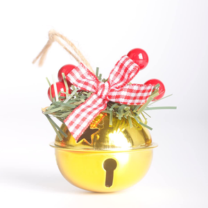 Adorno Metálico Plateado de Ángel, Estrella de Navidad, Campana, Baya de Aloe Vera para Manualidades y Decoración Navideña - Product Image 1