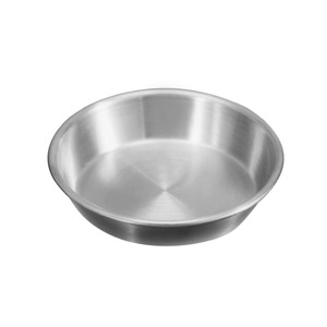 Plat à condiments rond en acier inoxydable 304 pour barbecue, sauces, vinaigre - Product Image 3
