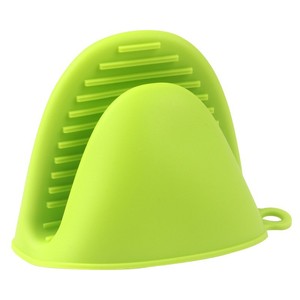 Silicone Anti Scalding Hand Clips Oven Safe 10cm <b>Red</b> Green Orange Blue Black For <b>Kitchen</b> Use - Product Image 3