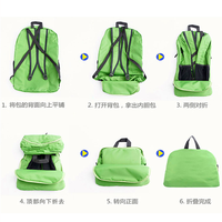 Promotion Sac à dos pliable léger en polyester pour la randonnée, personnalisable avec logo, pour hommes et femmes, idéal pour la gym et les voyages