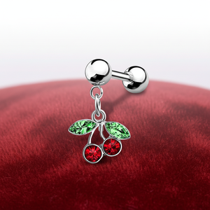 Nuovo <span class=keywords><strong>Design</strong></span> Gioielli per Piercing all'Orecchio, Orecchino a Ciliegia per Cartilagine e Trago, Gioielli alla Moda per Uomo e Donna, Anello per Orecchio Helix - Product Image 5