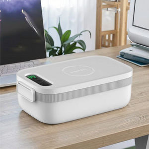 Boîte à lunch électrique portable personnalisée de 14000 mAh alimentée par batterie, récipient alimentaire à chauffage rapide sans fil pour l'extérieur - Product Image 2