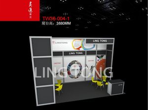 (20) पोर्टेबल फोल्डेबल 6x3 seg पॉपअप आर्क पृष्ठभूमि आसान असेंबली मॉड्यूलर 20x30 कियोस्क है - Product Image 3