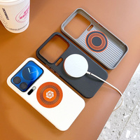 Étui de téléphone en cuir tissé à la mode avec graphène pour Xiaomi 14 15 17 Ultra Pro Max POCO F7 F8 Pro Ultra, dissipation thermique, coque magnétique