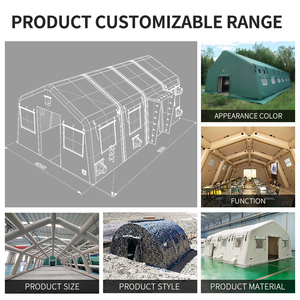 Ngụy trang PVC không thấm nước vải bông lều phổ chiến thuật ngoài trời lệnh hội nghị đa chức năng lều - Product Image 6