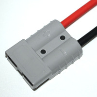 Connecteur de batterie haute tension 600V 50A à âme en cuivre, assemblage de câble photovoltaïque 4mm² 6mm² 10mm² pour usage automobile