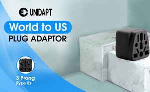 UK Travel <b>Adapter</b> Universal Multi-Function 65W QC3.0 Fast Charger with 2 <b>Type</b>-<b>C</b> & 2 <b>USB</b> Ports - Product Image 6