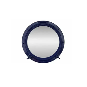 Venta al por mayor espejo de ojo de buey con estilo náutico latón forma redonda espejo de ojo de buey Premium para uso en barcos por los exportadores - Product Image 1