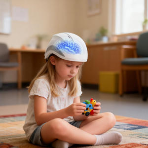 Casque <span class=keywords><strong>de</strong></span> thérapie naturelle par photobiomodulation à 21 canaux, 1070 810 nm, dispositif <span class=keywords><strong>de</strong></span> traitement pour la <span class=keywords><strong>dépression</strong></span>, l'autisme, les maux <span class=keywords><strong>de</strong></span> tête, les patients - Product Image 6