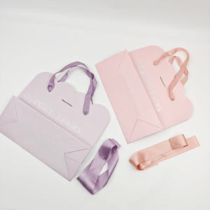 Bolsas de Regalo de Papel de Lujo Impresas Personalizadas al por Mayor con Asas de Listón para Tiendas de Ropa y Compras Minoristas - Product Image 6