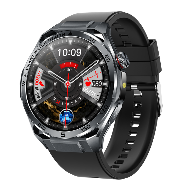 ET474 Smartwatch IP68 Waterproof Fitness Tracker with ECG Multi-sport Heart Rate Monitor AMOLED Screen for Outdoor Activities