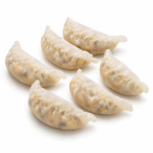 Dumplings surgelés prêts à cuire aux champignons et au maïs sucré, 240g en sachet, 12 pièces par sachet pour la vente en gros - Product Image 1