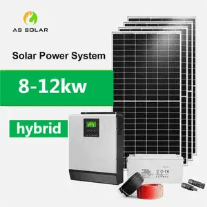 Le moins cher système de batterie de stockage d'énergie solaire 8kw système solaire hybride complet planètes pour les maisons