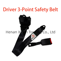 Nouvelle ceinture de sécurité rétractable à 3 points haute résistance, résistante à l'usure, pour siège conducteur et passager de bus touristique urbain