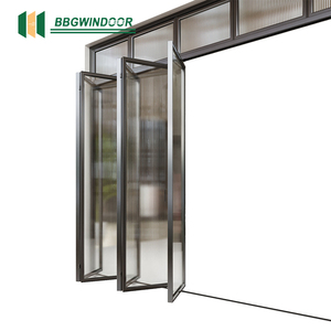 Portes pliantes françaises Lukliving Big View, finition, double vitrage, portes pliantes intérieures en Chine - Product Image 4