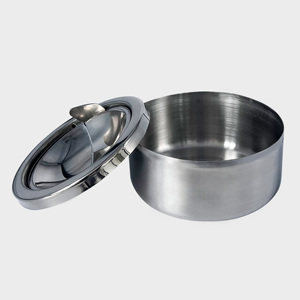 Posacenere IMPA 174319 DB in Acciaio Inox, Design Creativo 120mm, Lusso Moderno per Casa, <span class=keywords><strong>Soggiorno</strong></span>, KTV, Bar, Hotel - Product Image 2