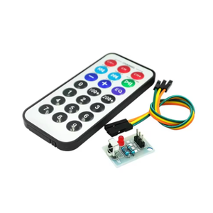 Juego de 3 piezas, módulo de control remoto por infrarrojos de un solo chip + receptor HX1838 + control remoto por infrarrojos con codificación - Product Image 1
