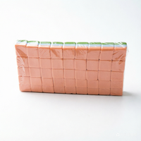 Baldosas Acrílicas Premium de la Gran Muralla China con Diseño Floral de Bambú, Dados y Bolsa, Regalo Perfecto