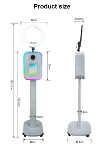 Photomaton portable 2026 à prix d'usine, impression instantanée, compatible iPad 10,2~13 pouces, lumière RVB, machine <span class=keywords><strong>photo</strong></span> de haute qualité pour iPad et reflex numérique - Product Image 5