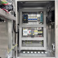 Ensemble complet de traitement de l'eau, panneau électrique, armoire de commande d'automatisation intégrée pour le contrôle des pompes