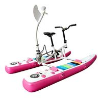 Vélo aquatique à ponton plat pour enfants, style SUP, ponton flottant plat, cadre en aluminium, résistant à l'usure, pliable, fabriqué en Chine par Lumark