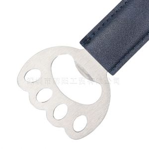 HR Wholesale PU Leather Paw Shaped Bottle Openers Cute Stainless Steel Cat Paw Fridge Corkscrew Personalized <b>Beer</b> Lover Gift - Product Image 2