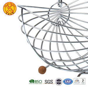 Trung Quốc Nhà Máy Bán Hàng Trực Tiếp Kim Loại Dây Lưới Trang Trí Trái Cây Giỏ - Product Image 5