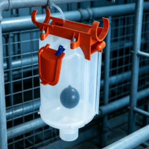 Distributeur automatique de nourriture pour truies fiable 6L 8L en PP avec godet doseur pour système d'alimentation à sec OEM ODM - Product Image 1