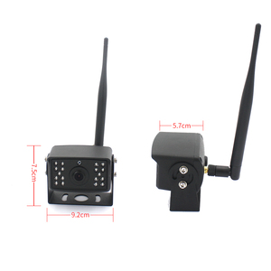 7-इंच की डिजिटल वायरलेस कार रियर व्यू पीछे की ओर से चार-तरफा डिस्प्ले वीडियो रिकॉर्डिंग फ्रंट रियर में बाएं बिल्ट-इन ट्रांसमीटर - Product Image 6