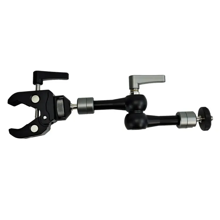 Adjustable Articulating 7 Inch Magic Arm with Super Clamp Large Crab Clamp For Dslr Camera Camcorder Lcd Monitor Led Light