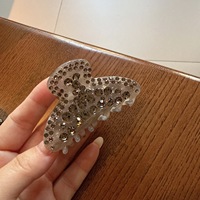 Barrettes à cheveux en acétate de diamant de luxe personnalisées UME, fortement ornées de strass, accessoires pour cheveux scintillants pour femmes