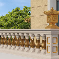Nouveau Design de Moules Décoratifs en Plastique Durables pour Balustrades, Rampes et Balcons – Conception de Poteaux Barrières en Béton