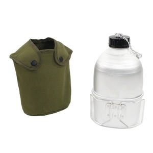 <span class=keywords><strong>Camping</strong></span> <span class=keywords><strong>3</strong></span> in 1 Logo personalizzato borraccia tazza di alluminio borraccia con sacchetto Oxford - Product Image 2