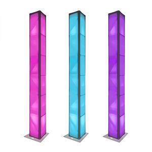 Fondo de escenario de boda portátil, cubierta de braguero con cremallera, estirable, ligero, duradero, tela de Spandex, patas ajustables para iluminación - Product Image 5