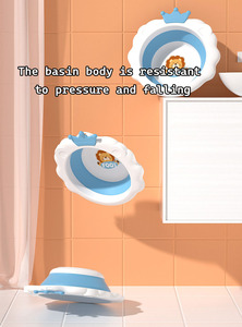 Lavabo pour enfants en <span class=keywords><strong>silicone</strong></span> épaissi mignon lavabo rétractable personnalisé pour bébé lavabo domestique - Product Image 5