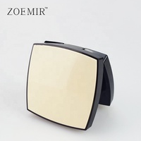 Étui carré vide pour fond de teint coussin, compact avec miroir, en plastique, pour emballage de fond de teint BB et maquillage