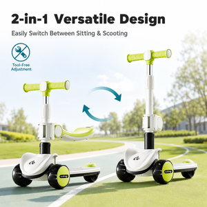 Patinete Infantil de Marca Privada OEM ODM, Patinete Plegable de 3 Ruedas para Niños, Color Personalizado, Ruedas LED para Exportación al Por Mayor - Product Image 4